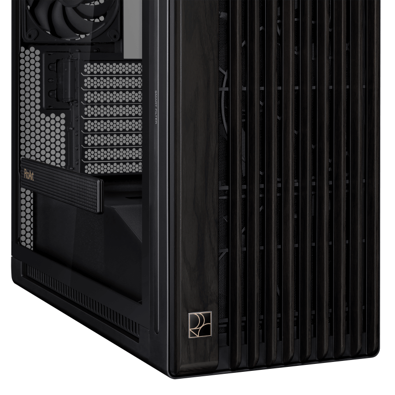 ASUS ProArt PA602 WOOD EDITION - Tempered Glass Panel - BLACK