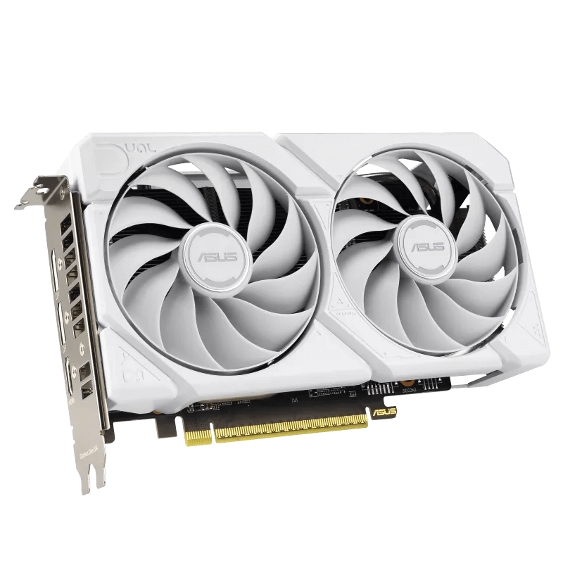 ASUS DUAL Radeon RX 9060XT 16GB GDDR6 - WHITE