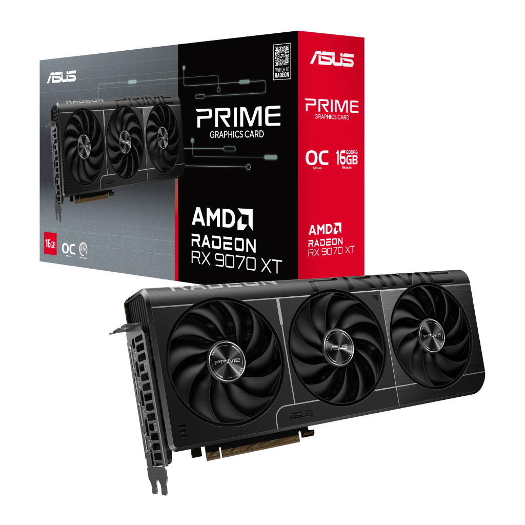 ASUS PRIME Radeon RX 9070XT 16GB OC