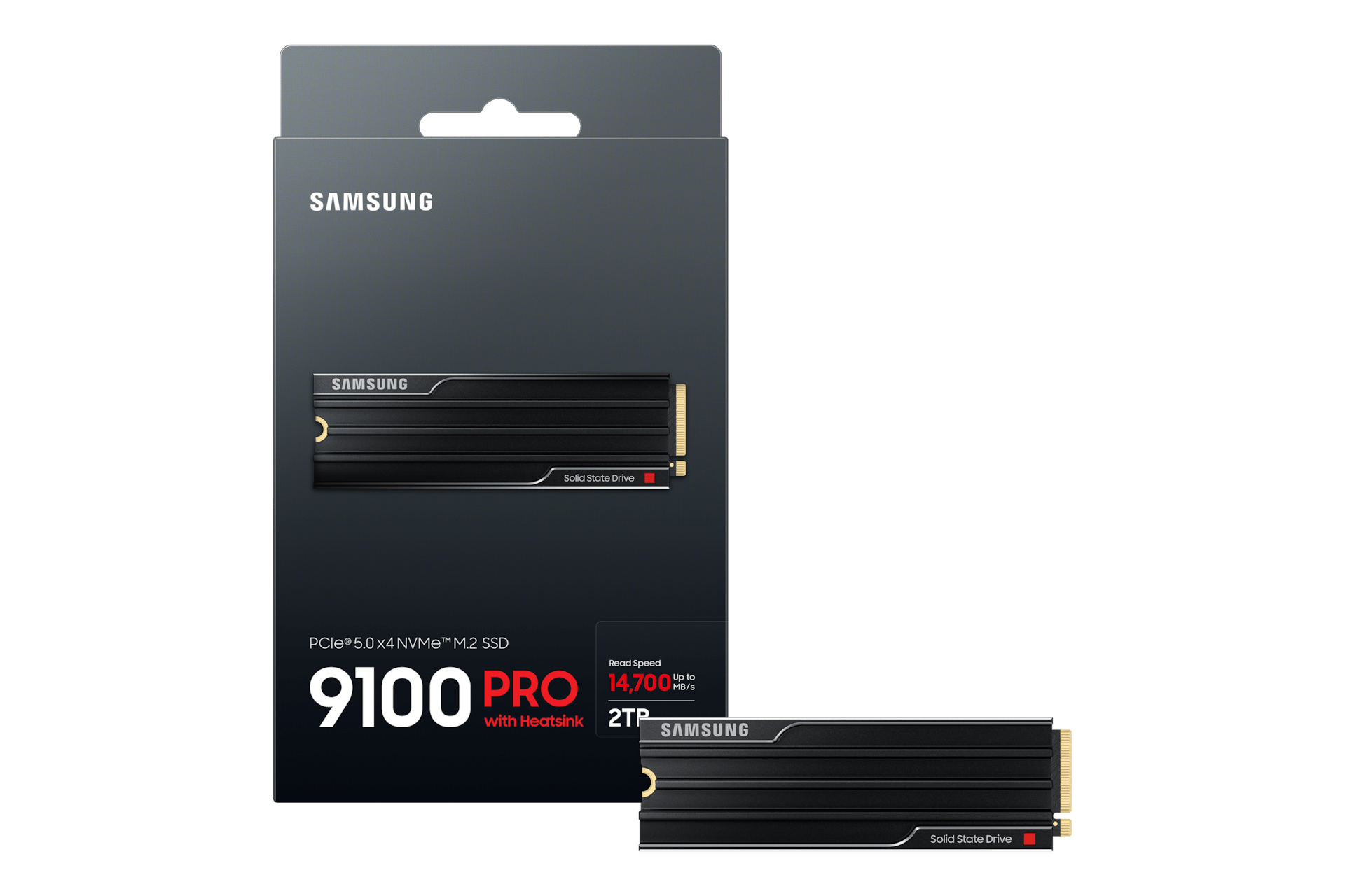 SAMSUNG 9100 PRO 2TB W/HEATSINK
