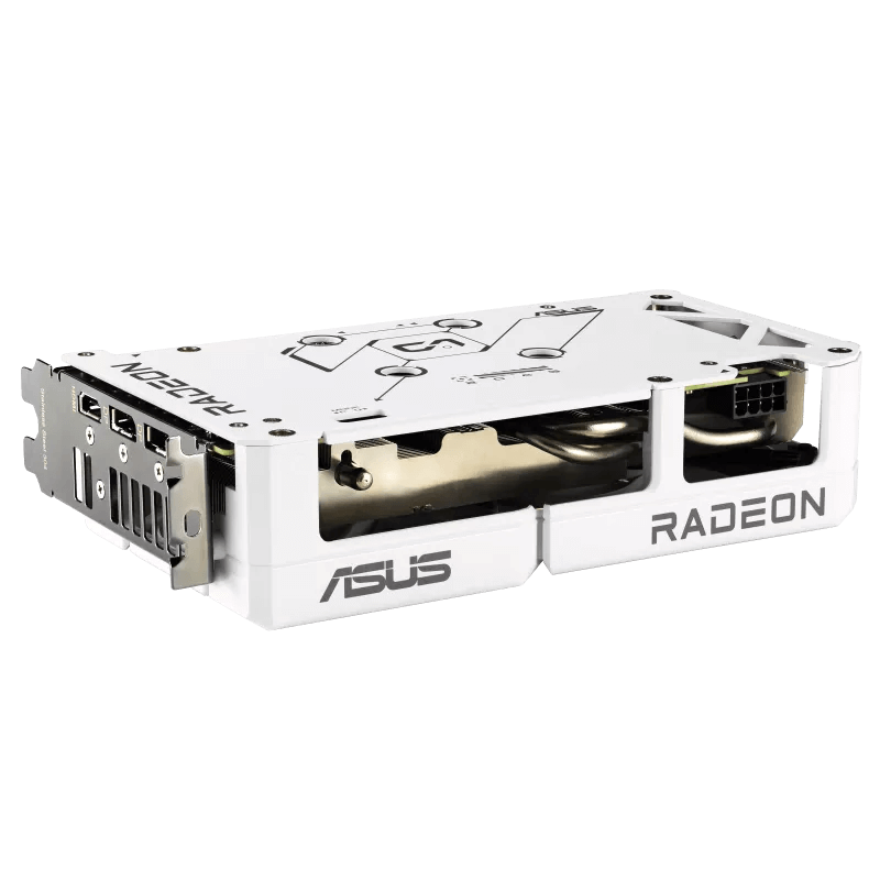 ASUS DUAL Radeon RX 9060XT 16GB GDDR6 - WHITE