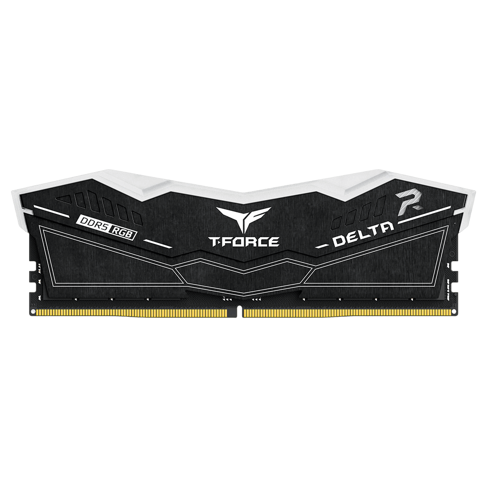 T-FORCE DELTA RGB (1x16GB) 6000MHz CL38 DDR5 - BLACK (قطعة واحدة)