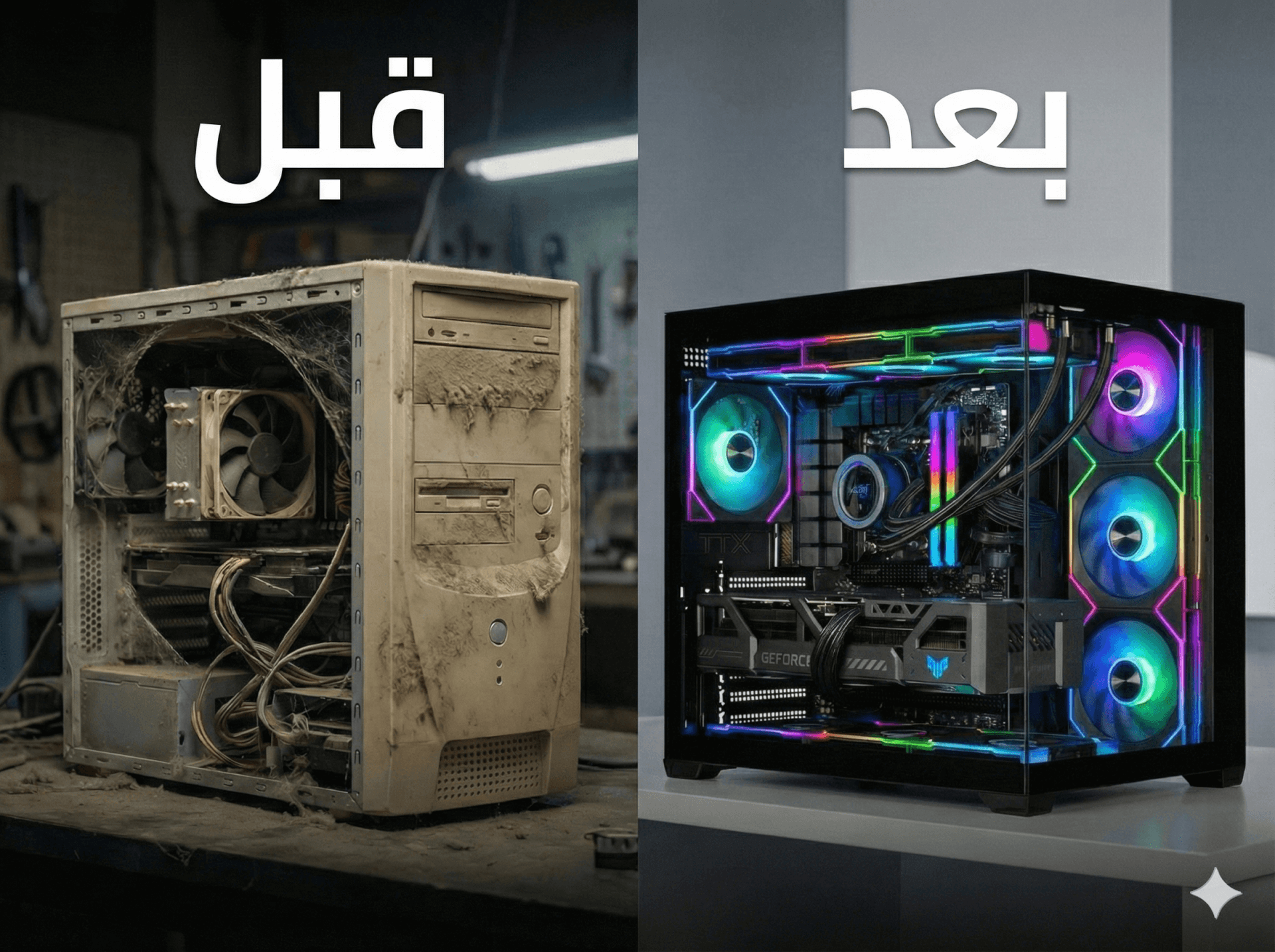 خدمة تغيير شكل البي سي