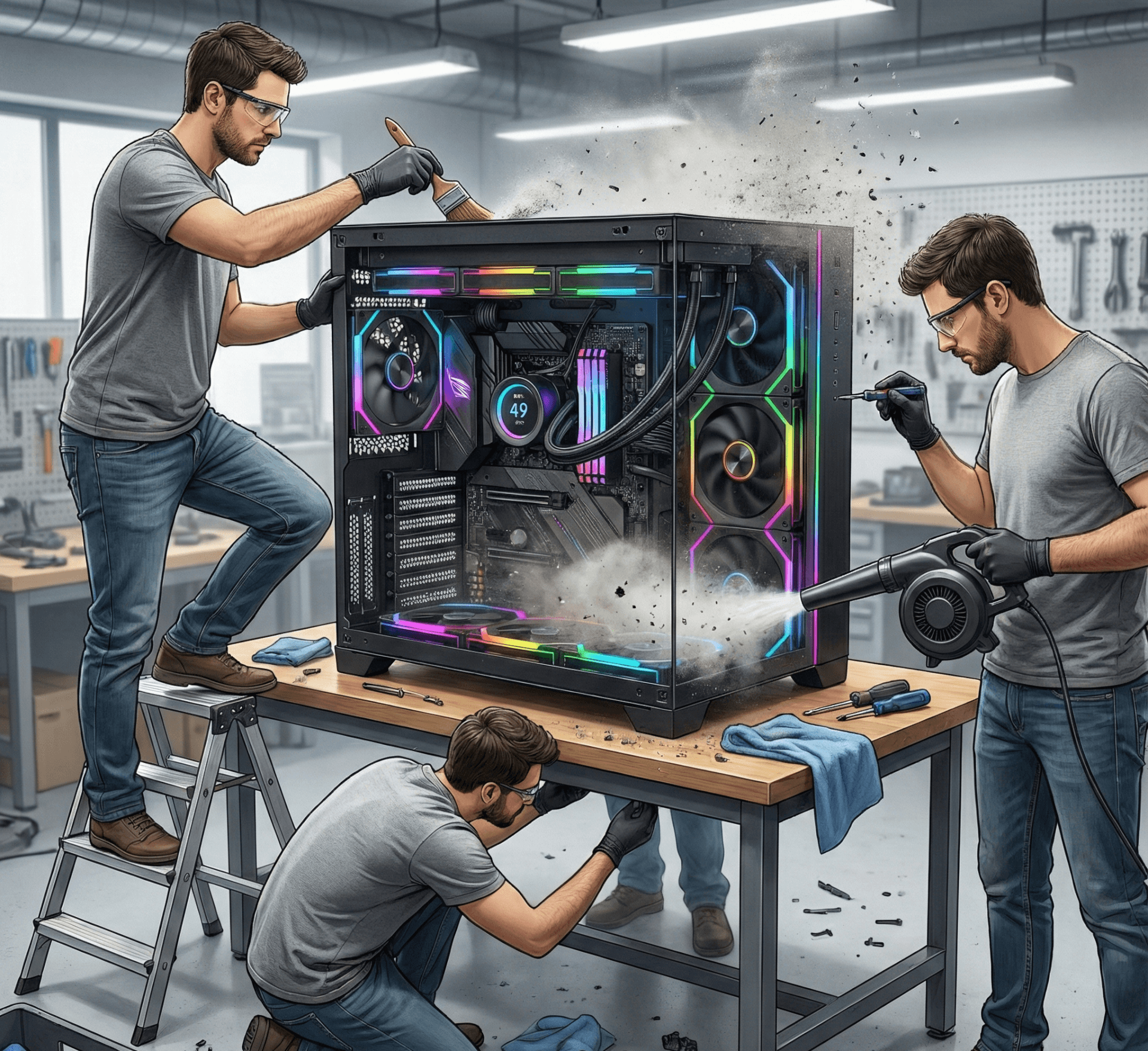 Deep Cleaning Gaming PC