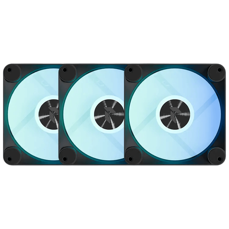 APNX FP1-R 120-3 PK PWM ARGB FAN WITH CONTROLLER - BLACK