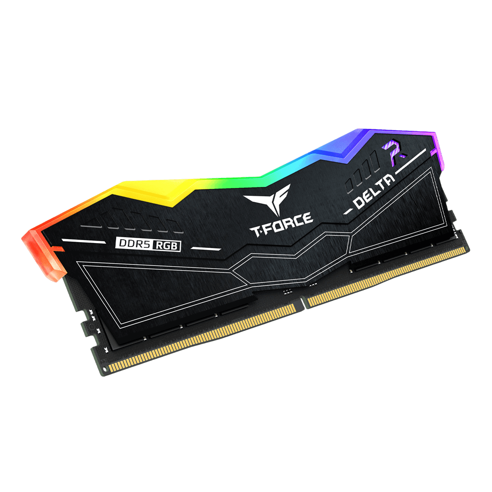 T-FORCE DELTA RGB 32GB (2×16GB) 6000MHz CL38 DDR5 - BLACK