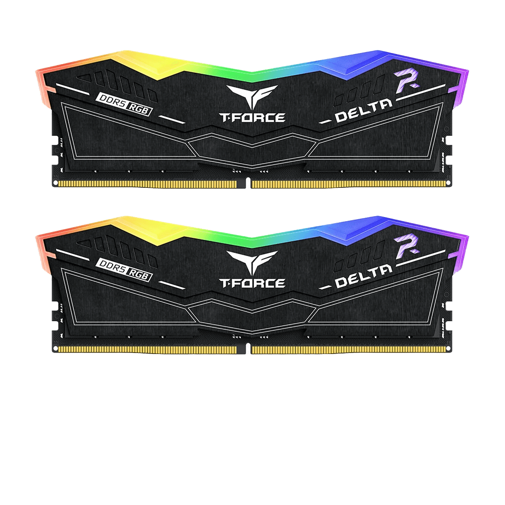 T-FORCE DELTA RGB 16GB (2X8GB) 5600MHz CL40 DDR5 - BLACK