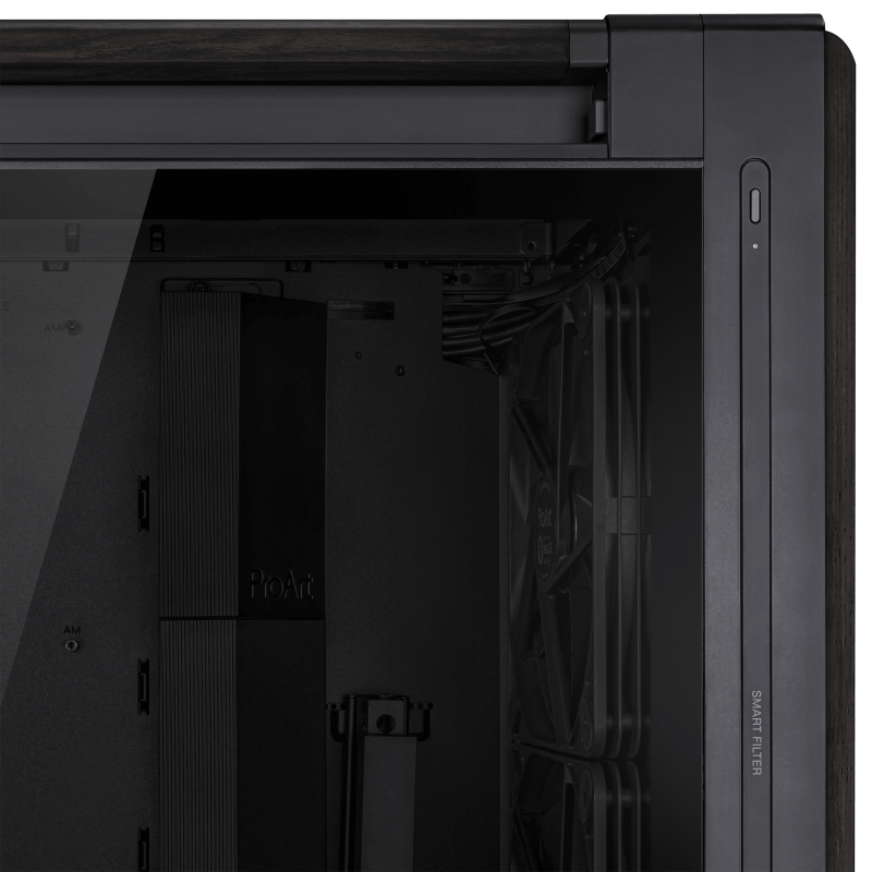 ASUS ProArt PA602 WOOD EDITION - Tempered Glass Panel - BLACK