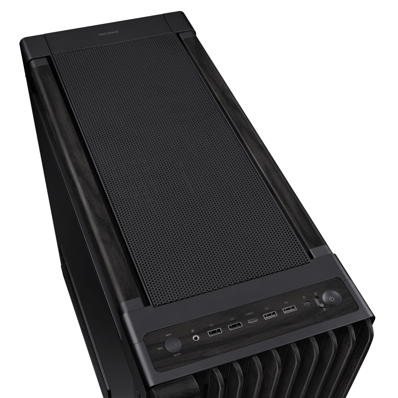 ASUS ProArt PA602 WOOD EDITION - Tempered Glass Panel - BLACK