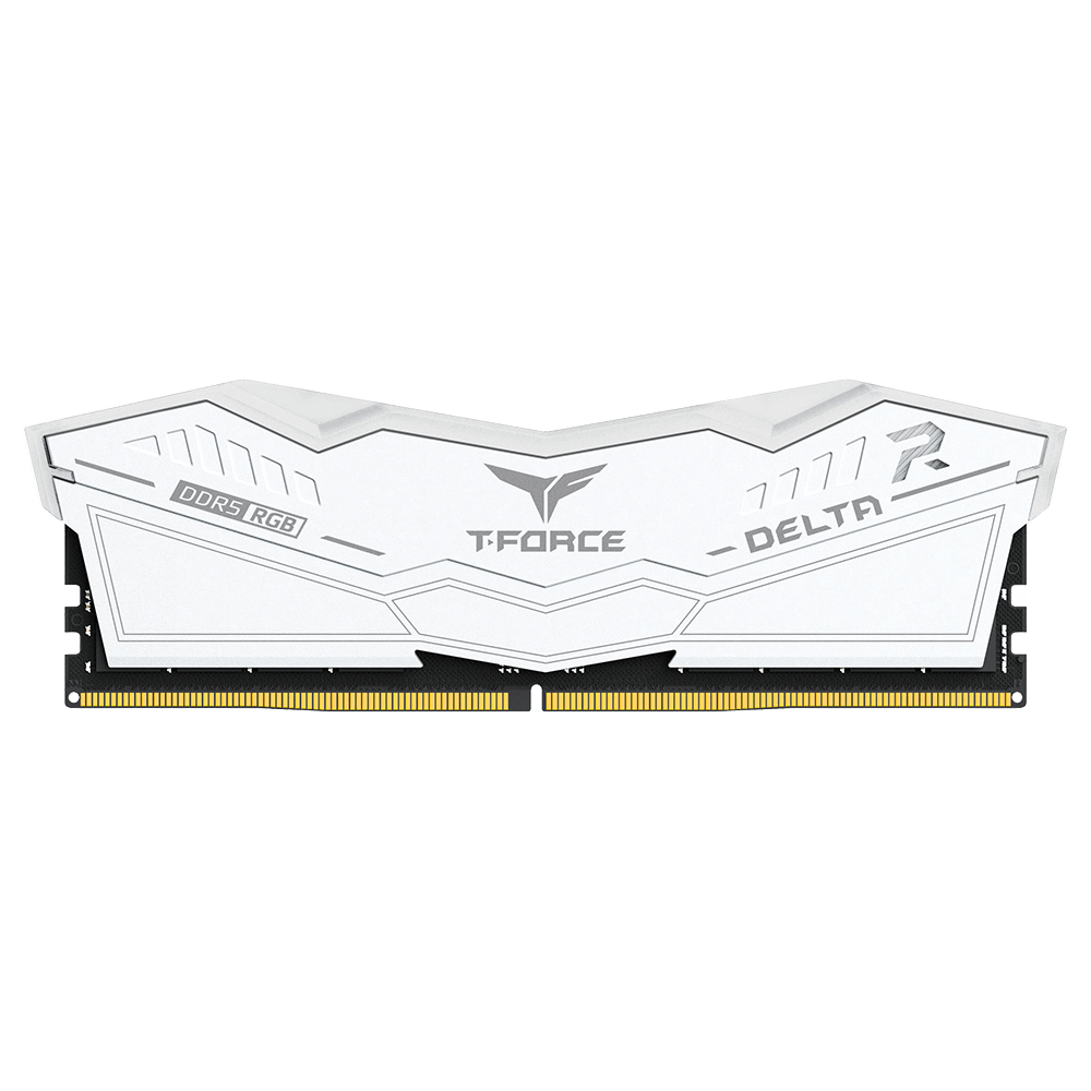 T-FORCE DELTA RGB 64GB (2x32GB) 6000MHz CL38 DDR5 - WHITE