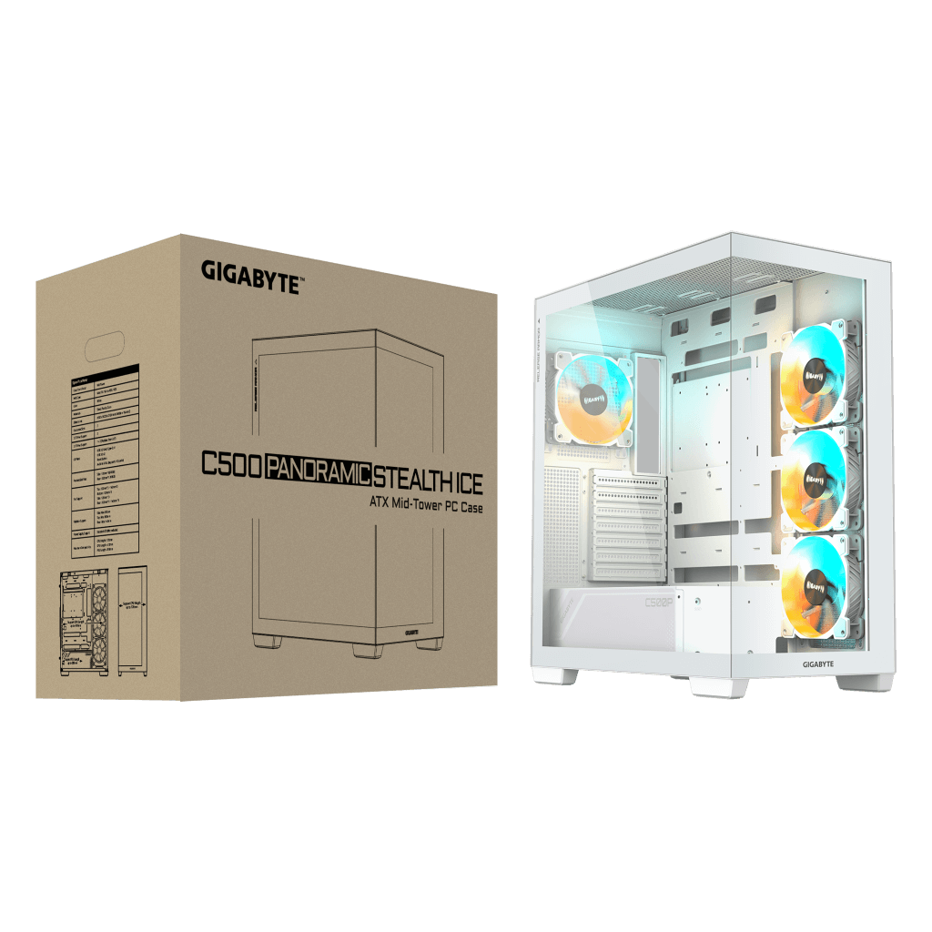 GIGABYTE C500 PANORAMIC STEALTH ICE