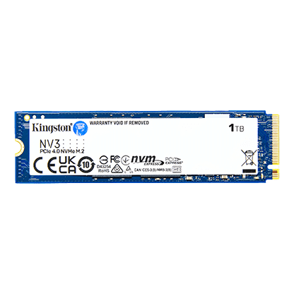 KINGSTON NV3 SSD 1TB NVMe Gen 4 6000MB/s M.2 - TRAY
