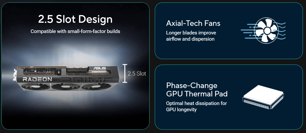 ASUS PRIME Radeon RX 9070XT 16GB OC