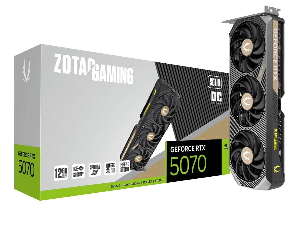 ZOTAC GeForce RTX 5070 12GB SOLID OC