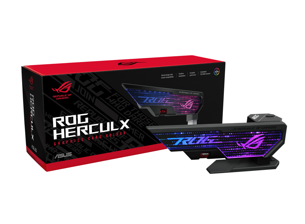 ASUS ROG Herculx Graphics Card Holder - BLACK