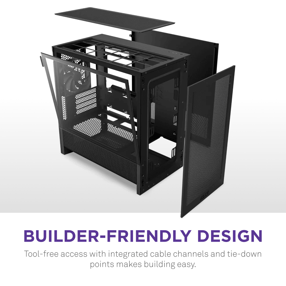 NZXT H3 FLOW 2025 - BLACK