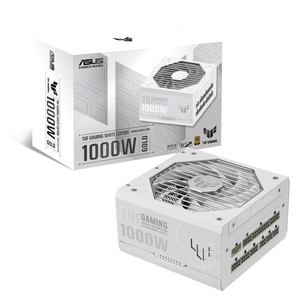 ASUS TUF GAMING 1000W GOLD ATX 3.1 - WHITE EDITION
