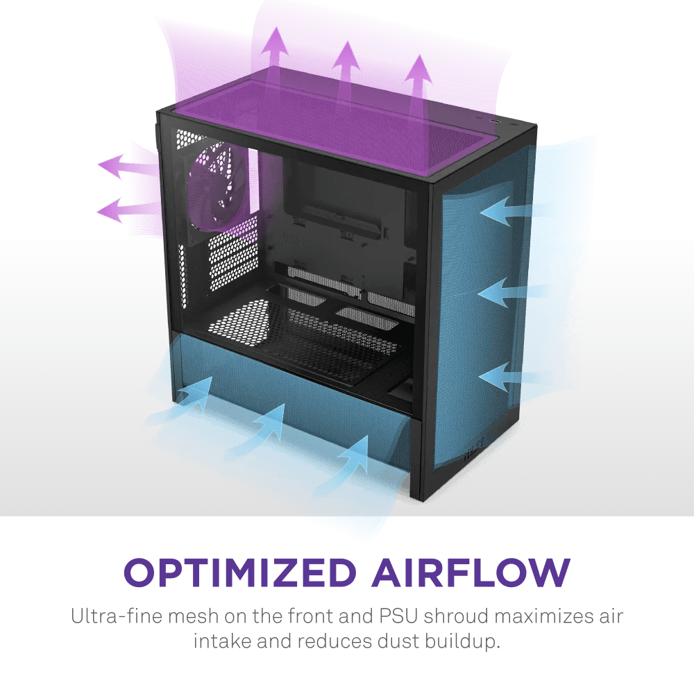 NZXT H3 FLOW 2025 - BLACK