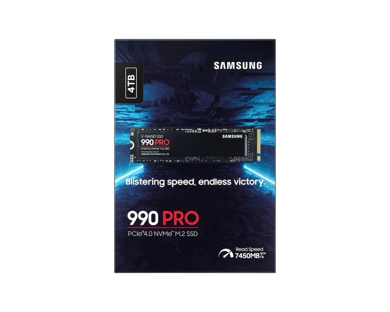 SAMSUNG 990 PRO 4TB PCIe 4.0 NVMe M.2 7450MB/s