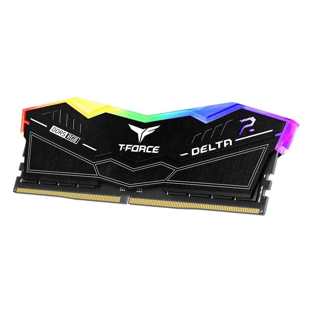 T-FORCE DELTA RGB 32GB (2×16GB) 6000MHz CL38 DDR5 - BLACK