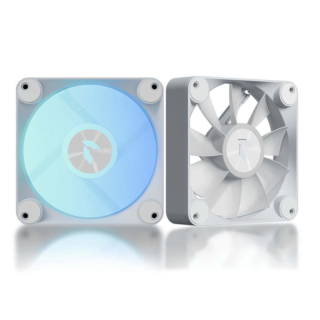 APNX FP1-R 120-3 PK PWM ARGB FAN WITH CONTROLLER - WHITE