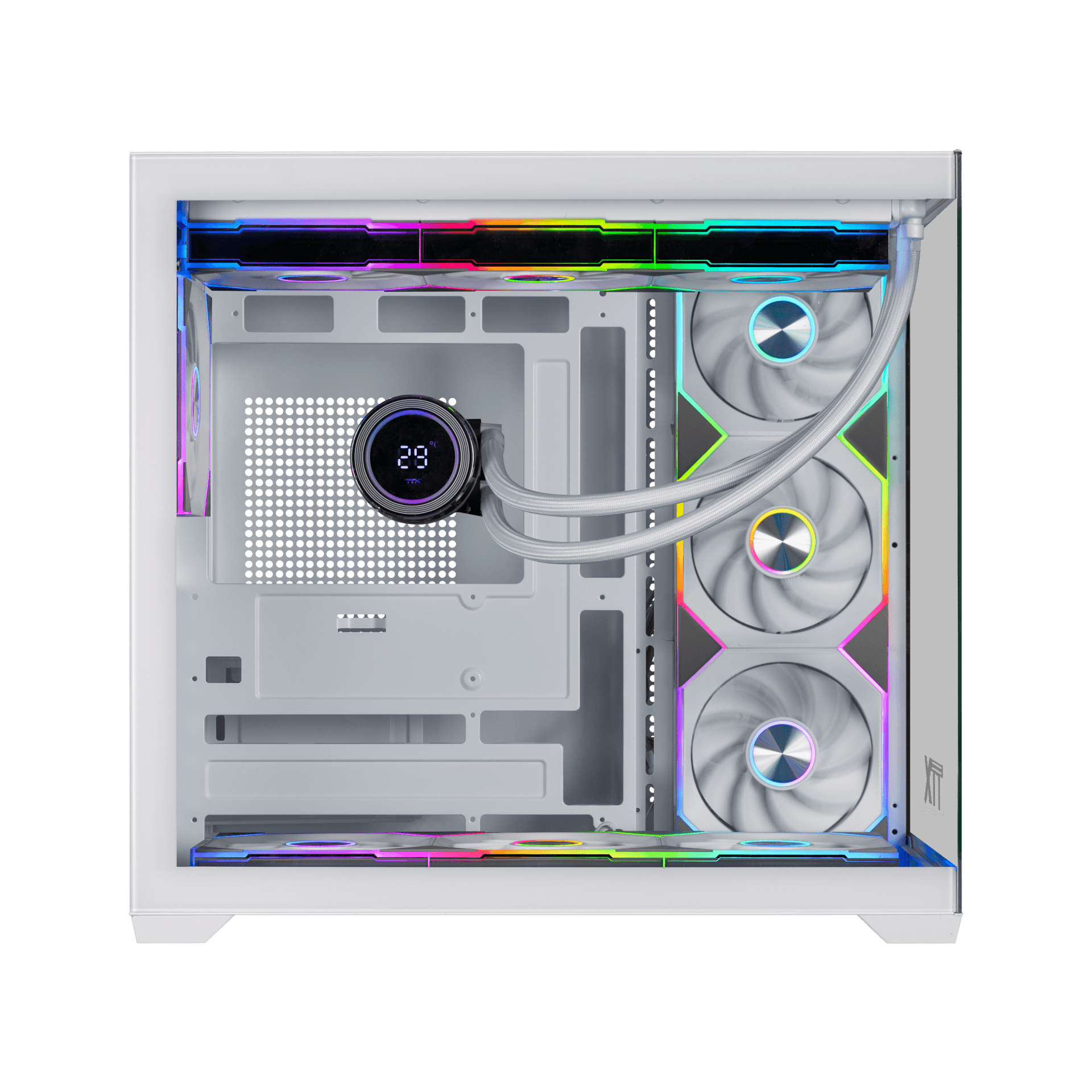 TTX X7 CASE WITH TTX H2O LIQUED COOLER 360 - WHITE