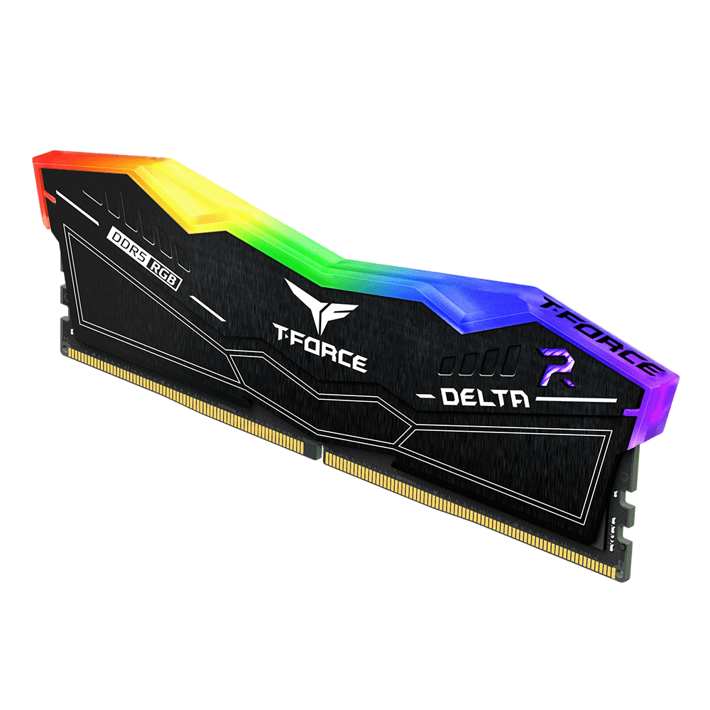 T-FORCE DELTA RGB 32GB (2×16GB) 6000MHz CL38 DDR5 - BLACK
