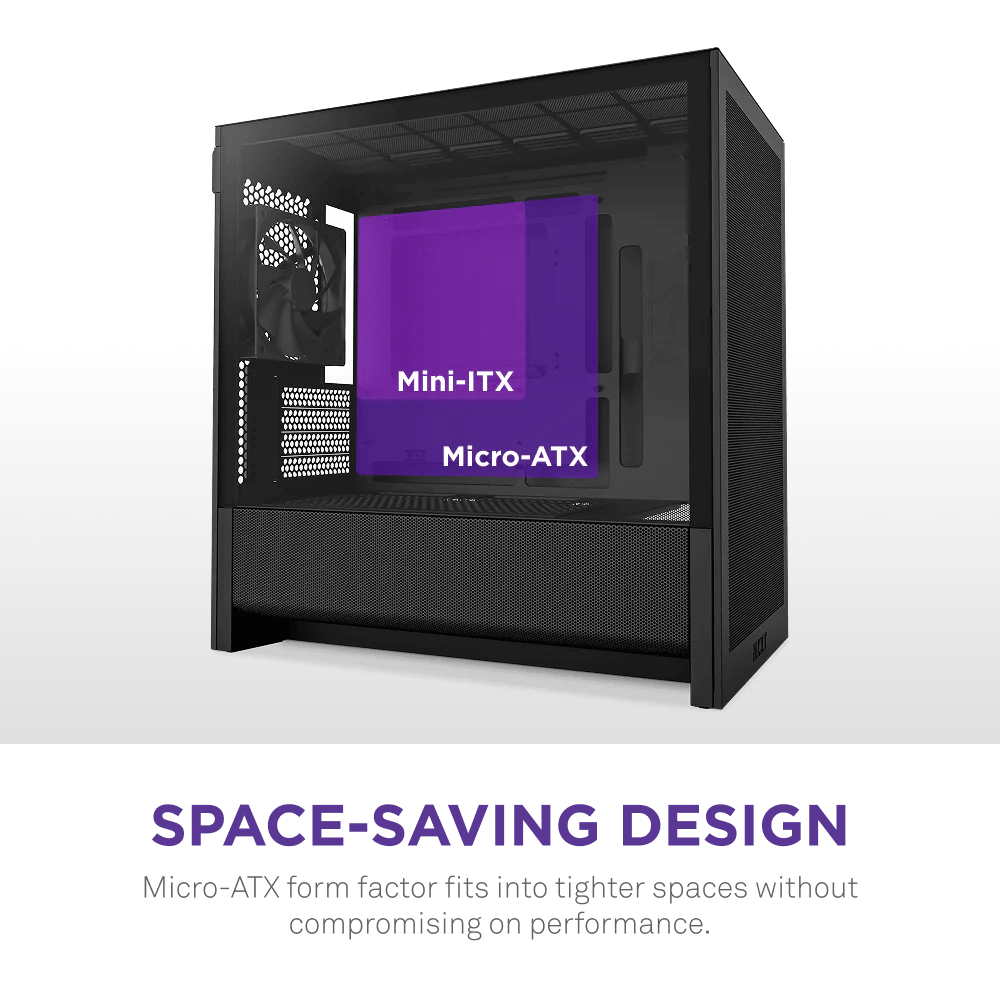 NZXT H3 FLOW 2025 - BLACK