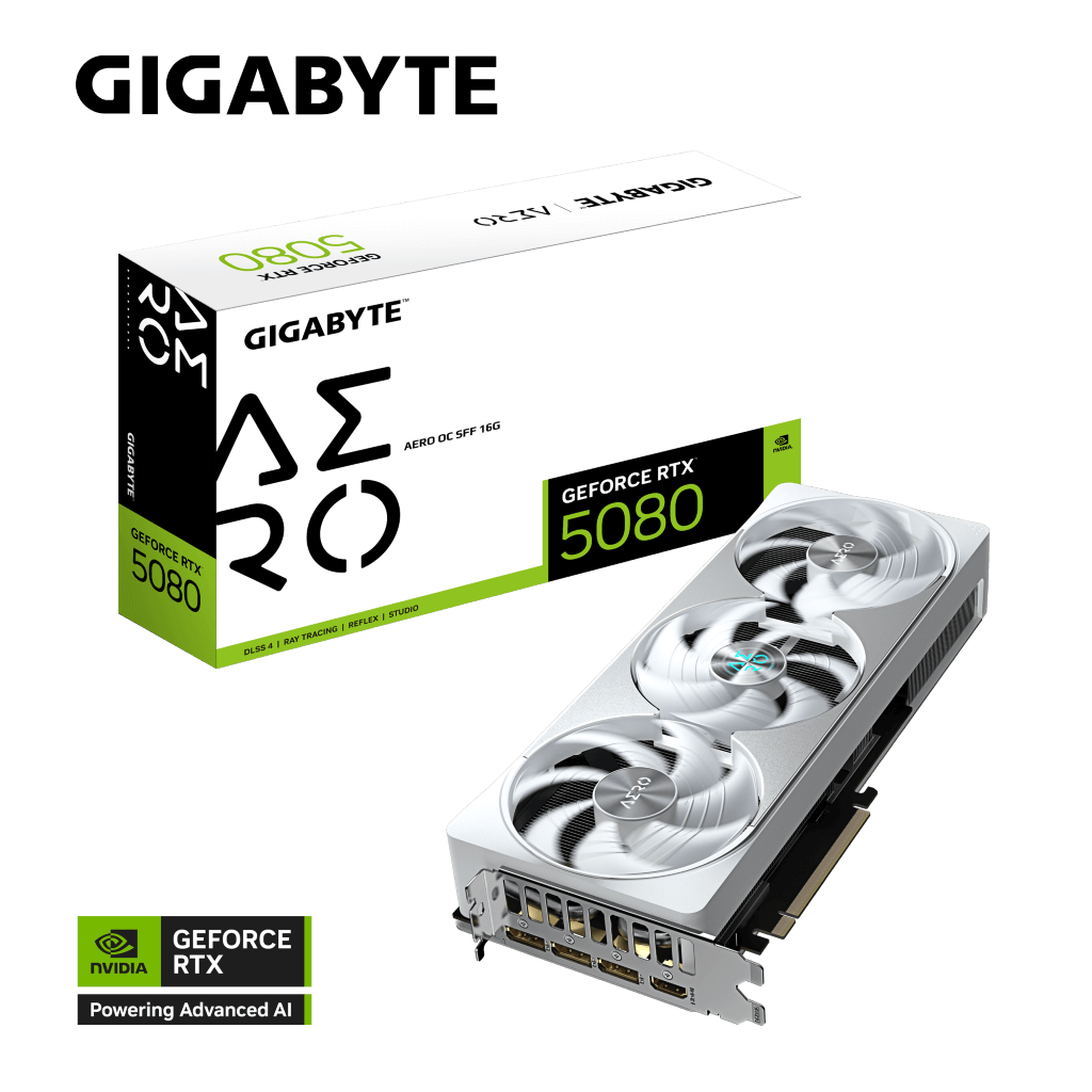 GIGABYTE GeForce RTX 5080 AERO OC SFF 16GB