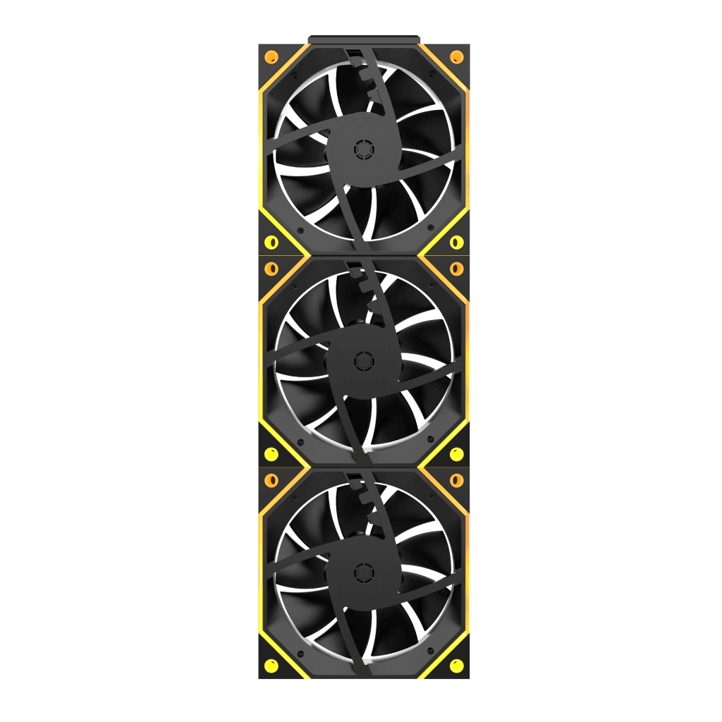 TTX-F120 PACK ARGB BLACK - 3xFAN (IN) + 1xFAN ( EXUST ) + CONTROLLER