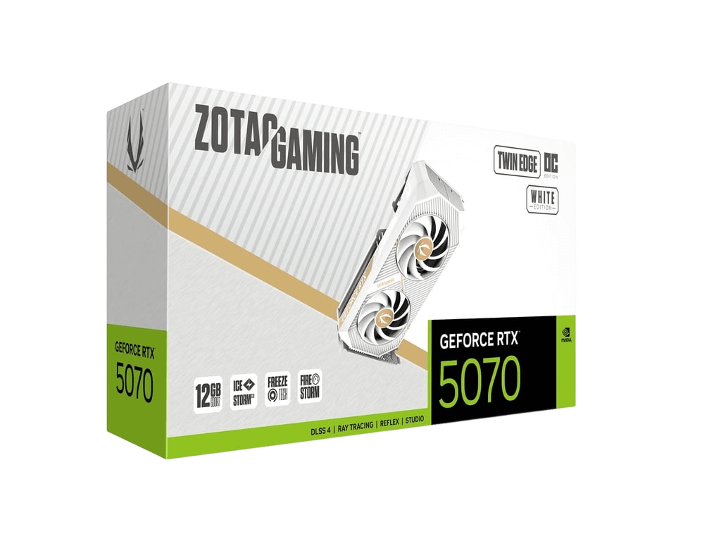 ZOTAC GeForce RTX 5070 Twin Edge OC White Edition