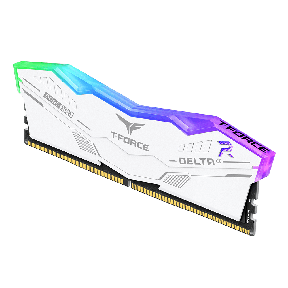 T-FORCE DELTA RGB 32GB (2x16GB) 6000MHz CL30 DDR5 - WHITE