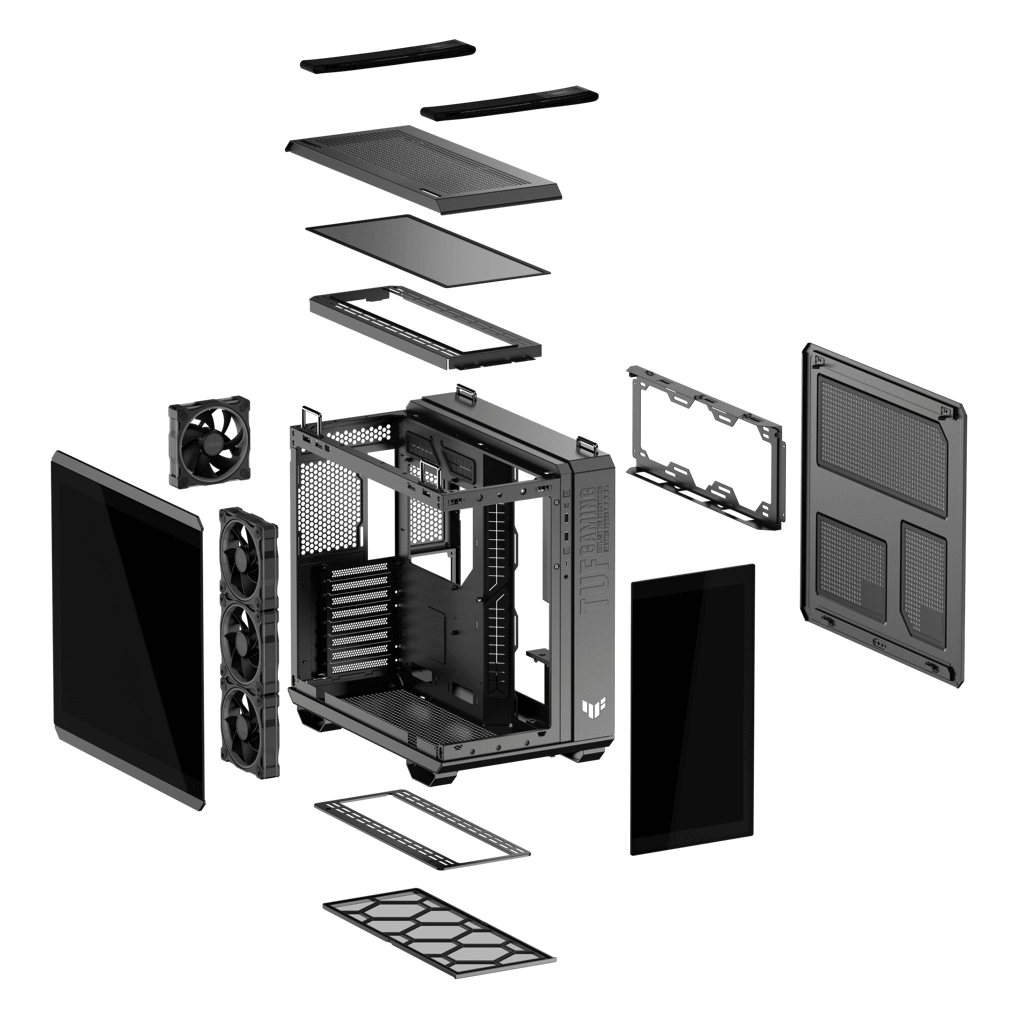 ASUS TUF GAMING GT502 HORIZON TG ARGB BLACK