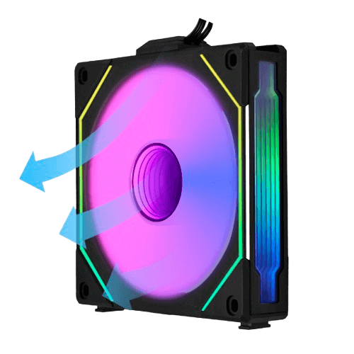 LIAN LI UNI FAN SL-INF REVERSE 120 - BLACK ( 1pcs )