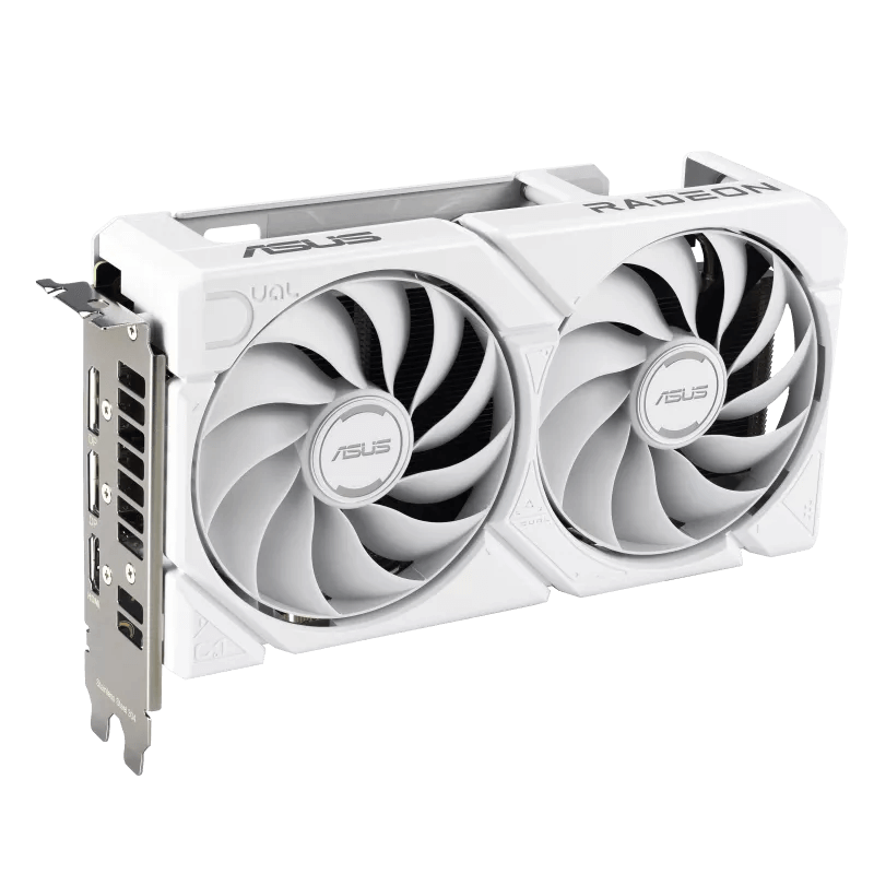 ASUS DUAL Radeon RX 9060XT 16GB GDDR6 - WHITE