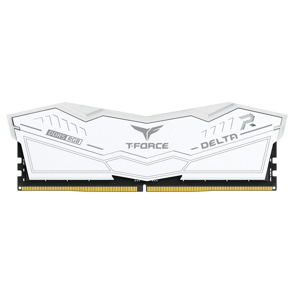 T-FORCE DELTA RGB 32GB (2×16GB) 6000MHz CL38 DDR5 - WHITE