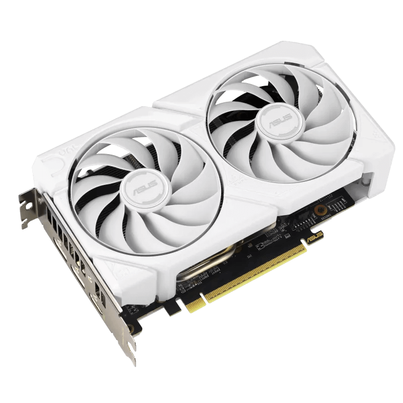 ASUS DUAL Radeon RX 9060XT 16GB GDDR6 - WHITE