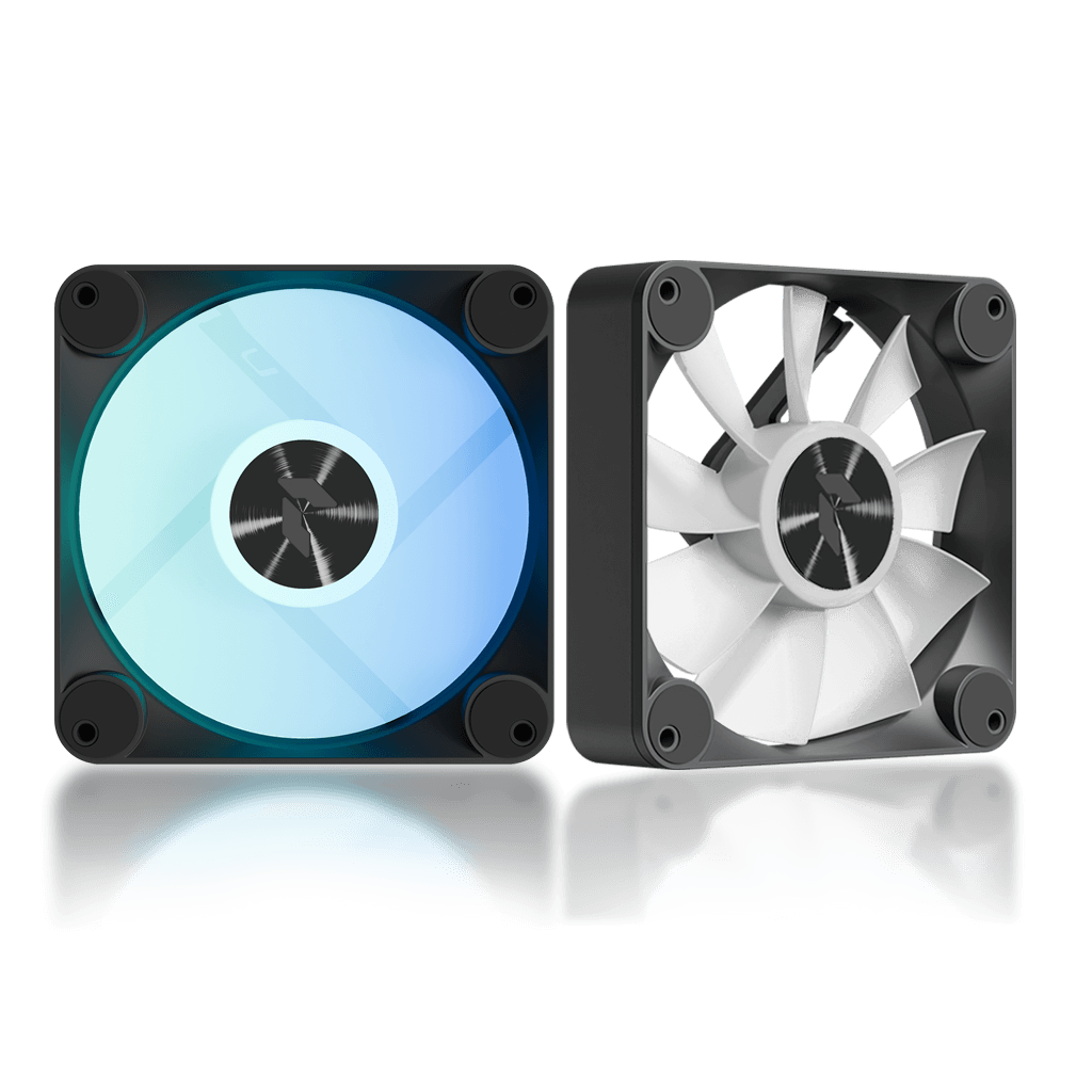 APNX FP1-R 120-3 PK PWM ARGB FAN WITH CONTROLLER - BLACK